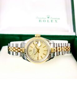 Orologio Rolex Date Vintage Donna Acciaio e Oro 18kt