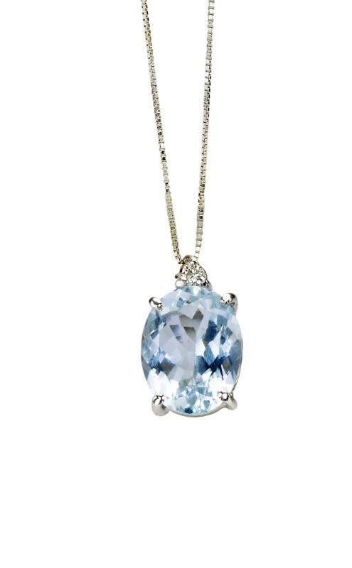 Parure Gioielli Donna In Cristalli Blu Acquamarina - Collana, Orecchini E Bracciale Placcati Oro Bianco 18ct