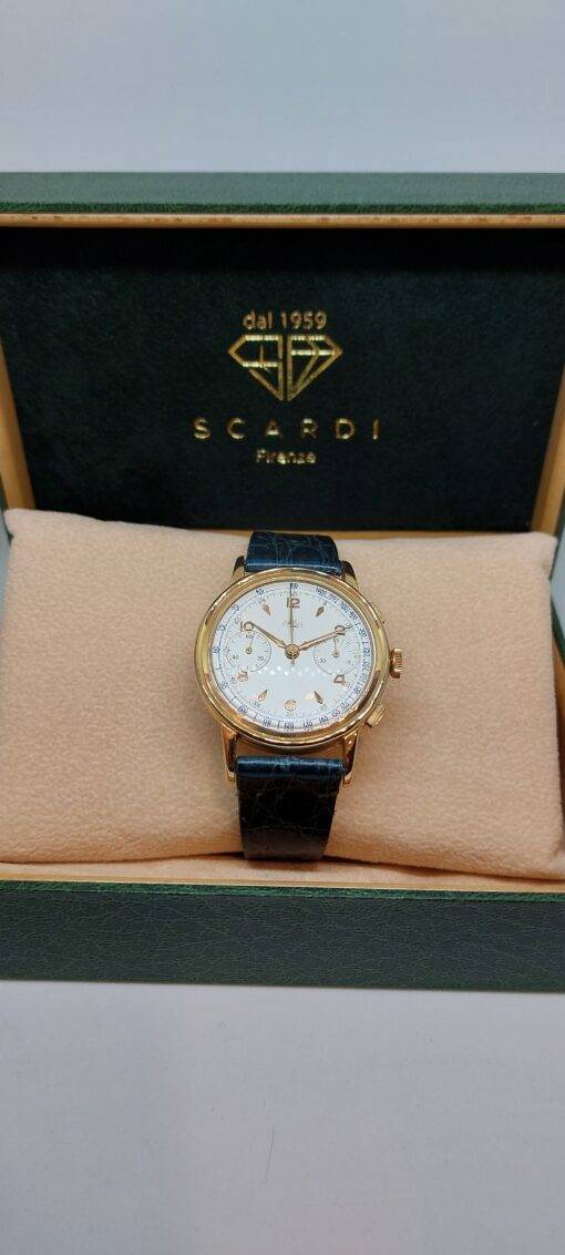 Cronografo Arsa Meccanico Oro Vintage - immagine 4