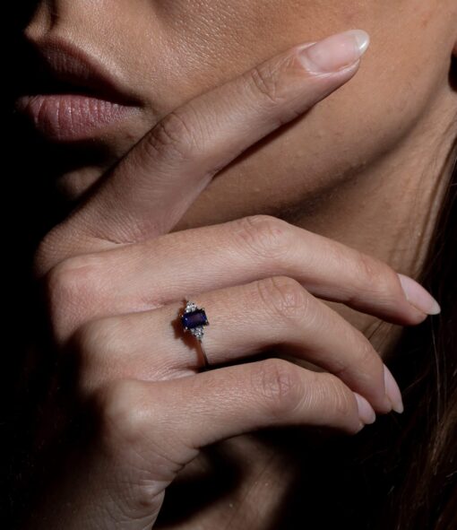 Anello Zaffiro in Oro - immagine 3