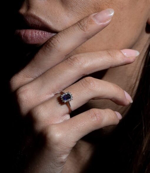 Anello Zaffiro in Oro - immagine 2
