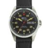 Orologio Analogico SAS DAY-DATE Cuoio Nero