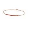 Bracciale Backspin in oro rosa con rubini