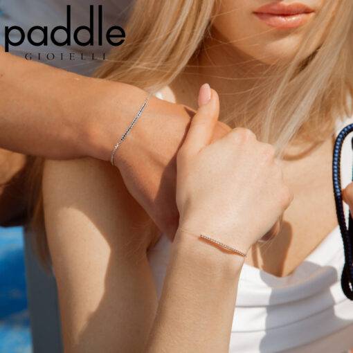 Bracciale Backspin In Oro Bianco Con Rubini - immagine 3