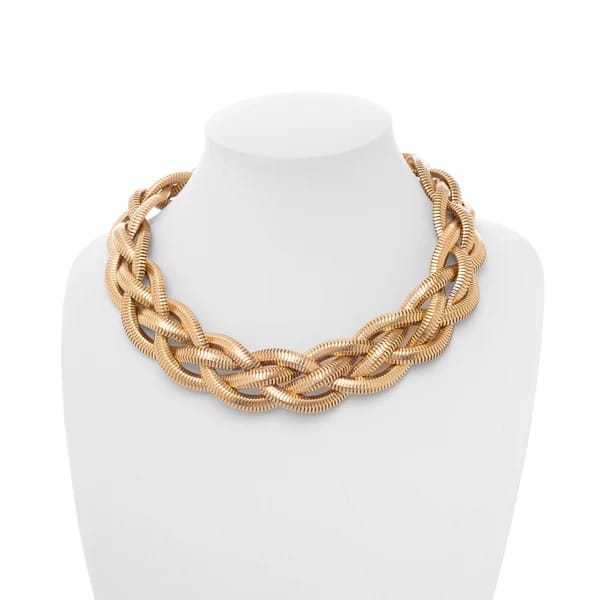 Collana Trame Di Eleganza Oro